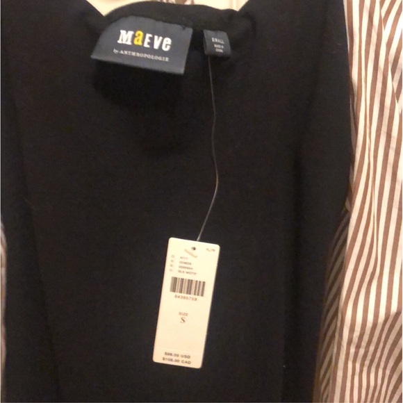 Anthropologie Maeve Open Back NWT Puff Sleeve Top Size Small Never Worn! - Picture 7 of 9